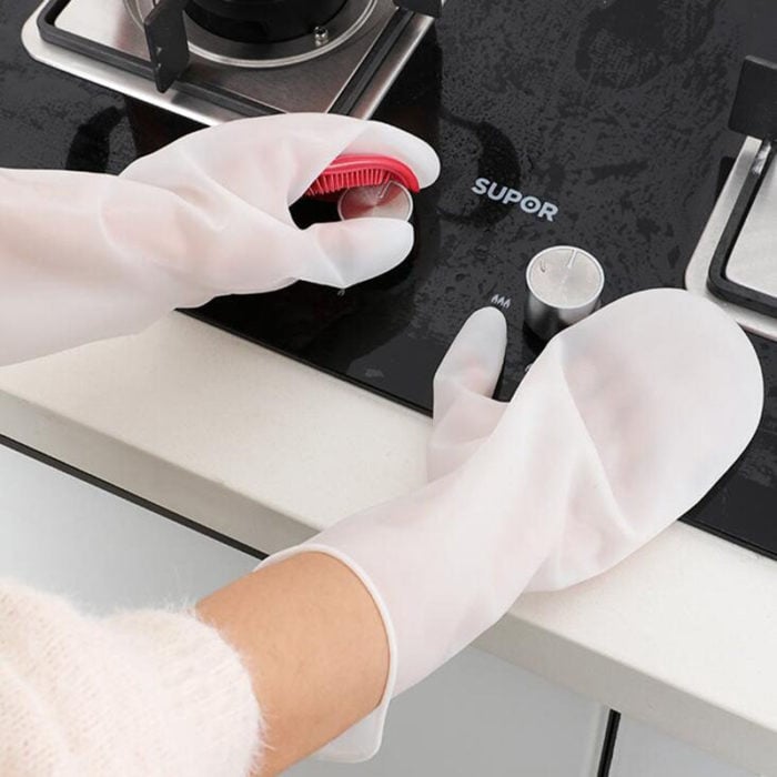 SILICONE WASHING GLOVES